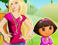 Barbie and Baby Dora Game